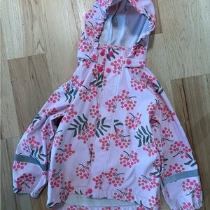 Reima - Charming Pink Floral Kids Raincoat
